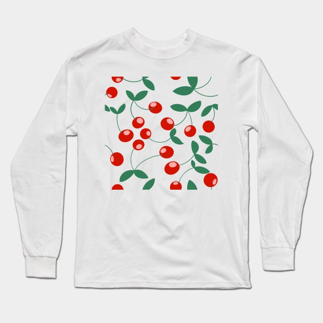 Cherries Long Sleeve T-Shirt by MiniMao design